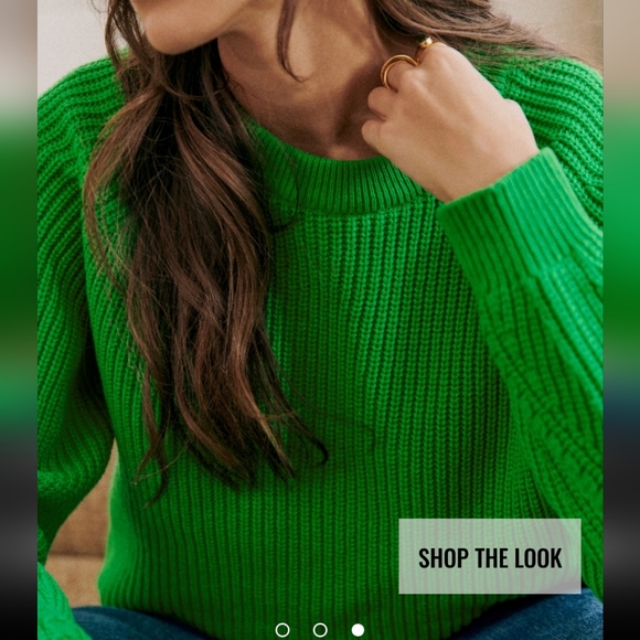 Sezane Darius Organic Cotton and Wool  Long-Sleeved Jumper - Picture 3 of 10